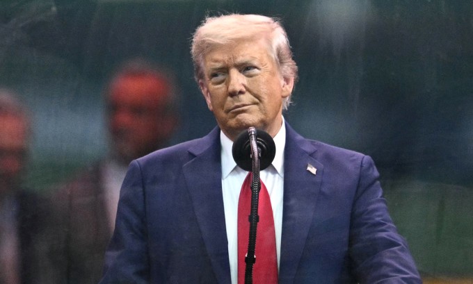 Tổng thống Mỹ Donald Trump tại lễ duyệt binh ở thủ đô Washinton ngày 14/6. Ảnh: AFP