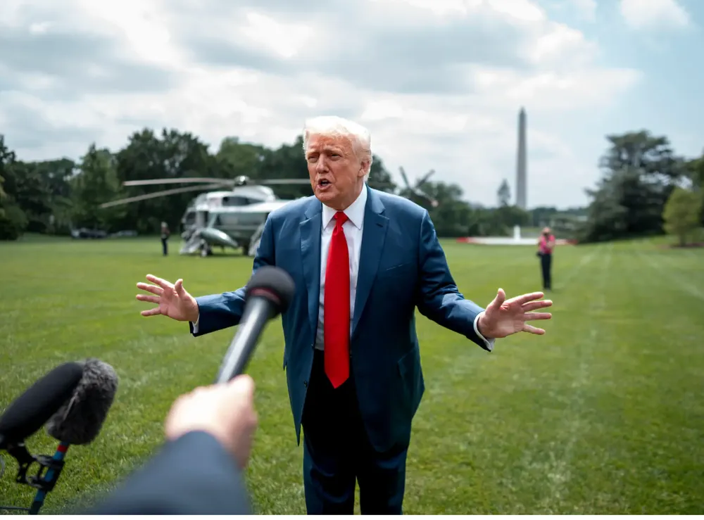 Tổng thống Mỹ Donald Trump. Ảnh: THE NEW YORK TIMES