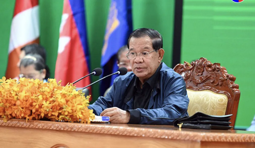 Chủ tịch Thượng viện Campuchia Hun Sen. Ảnh: AKP