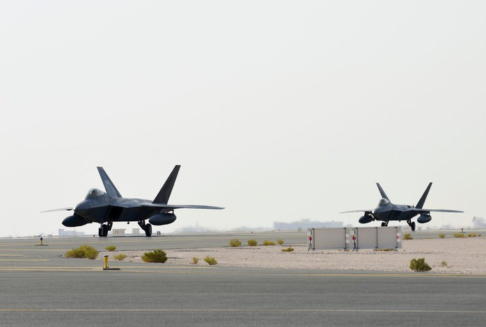 Căn cứ không quân Al Udeid ở Qatar - căn cứ lớn nhất của Mỹ ở Trung Đông. Ảnh: Không quân Mỹ