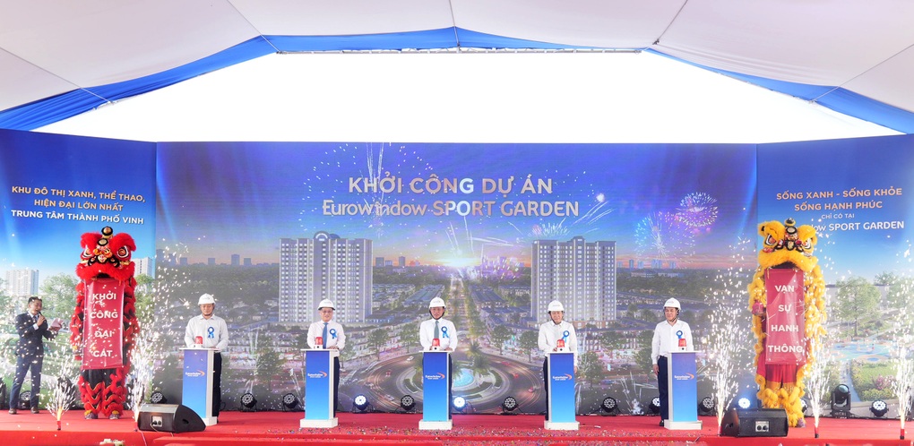 Khởi công khu đô thị Eurowindow Sport Garden tại trung tâm TP Vinh - 1 Khởi công khu đô thị Eurowindow Sport Garden tại trung tâm TP Vinh - 1