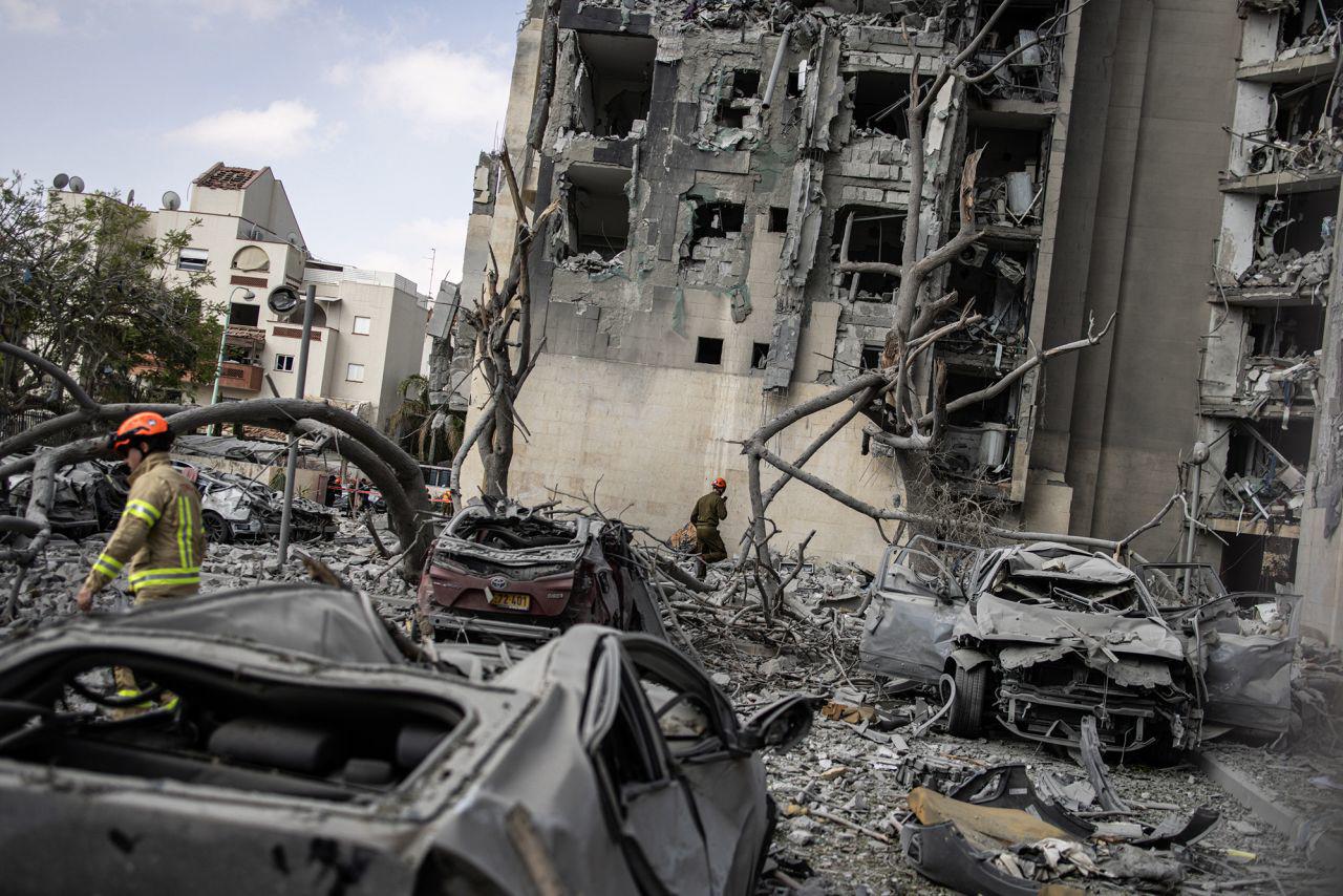 Israel hứng chịu thiệt hại nghiêm trọng về cơ sở hạ tầng (ảnh: Reuters) 