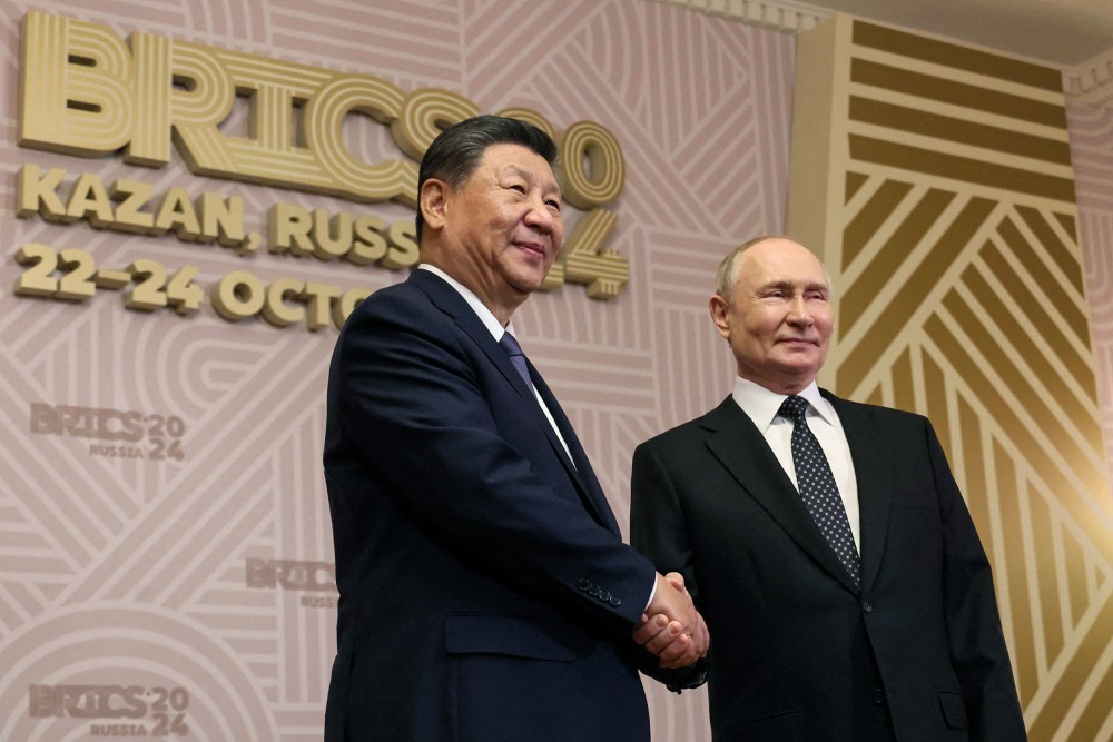Nga và Trung Quốc là thành viên của BRICS. Ảnh: Getty