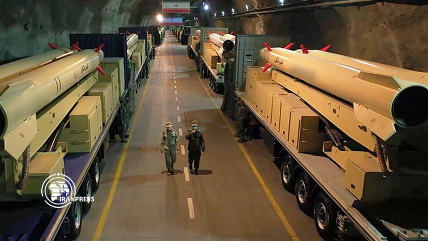 Kho tên lửa trong lòng đất của Iran (ảnh: Iranpress)