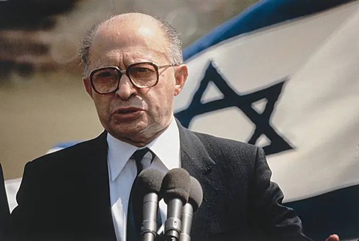 Thủ tướng Israel Menachem Begin – người đạt giải Nobel Hòa bình năm 1978 (ảnh: Times of Israel)