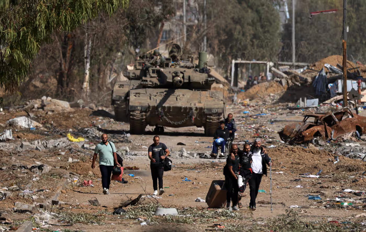 Dải Gaza gần như nằm dưới sự kiểm soát hoàn toàn của Israel (ảnh: Getty)