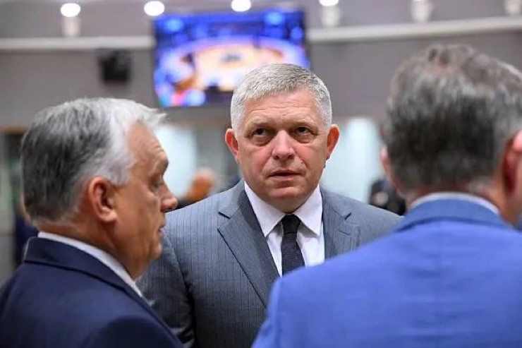 Thủ tướng Slovakia Robert Fico tham dự cuộc họp cùng các lãnh đạo EU ở Brussels, Bỉ vào ngày 26/6/2025. Ảnh: AFP.