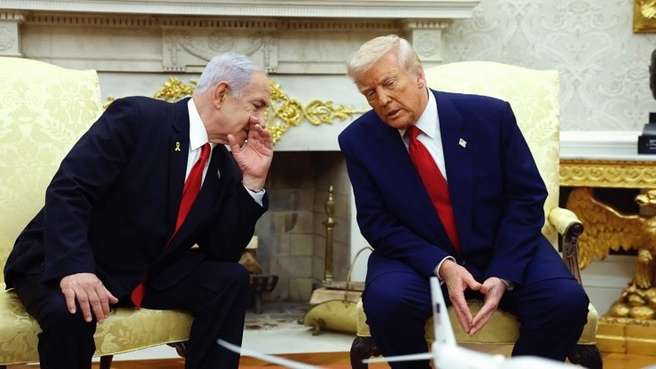 Ông Trump đã bí mật đề nghị Israel dọn đường cho chiến dịch “Búa đêm” từ trước đó nhiều ngày. Ảnh: Kevin Dietsch/Getty Images.